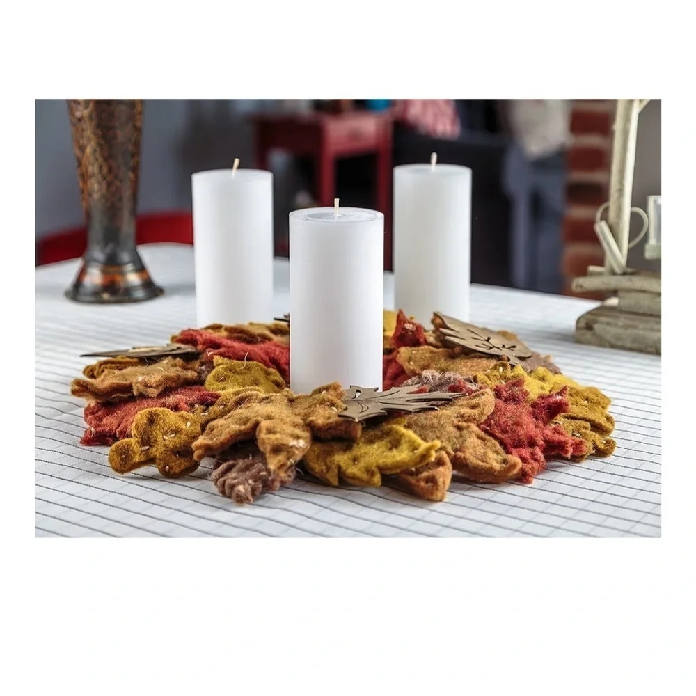 White Pillar Candles 045